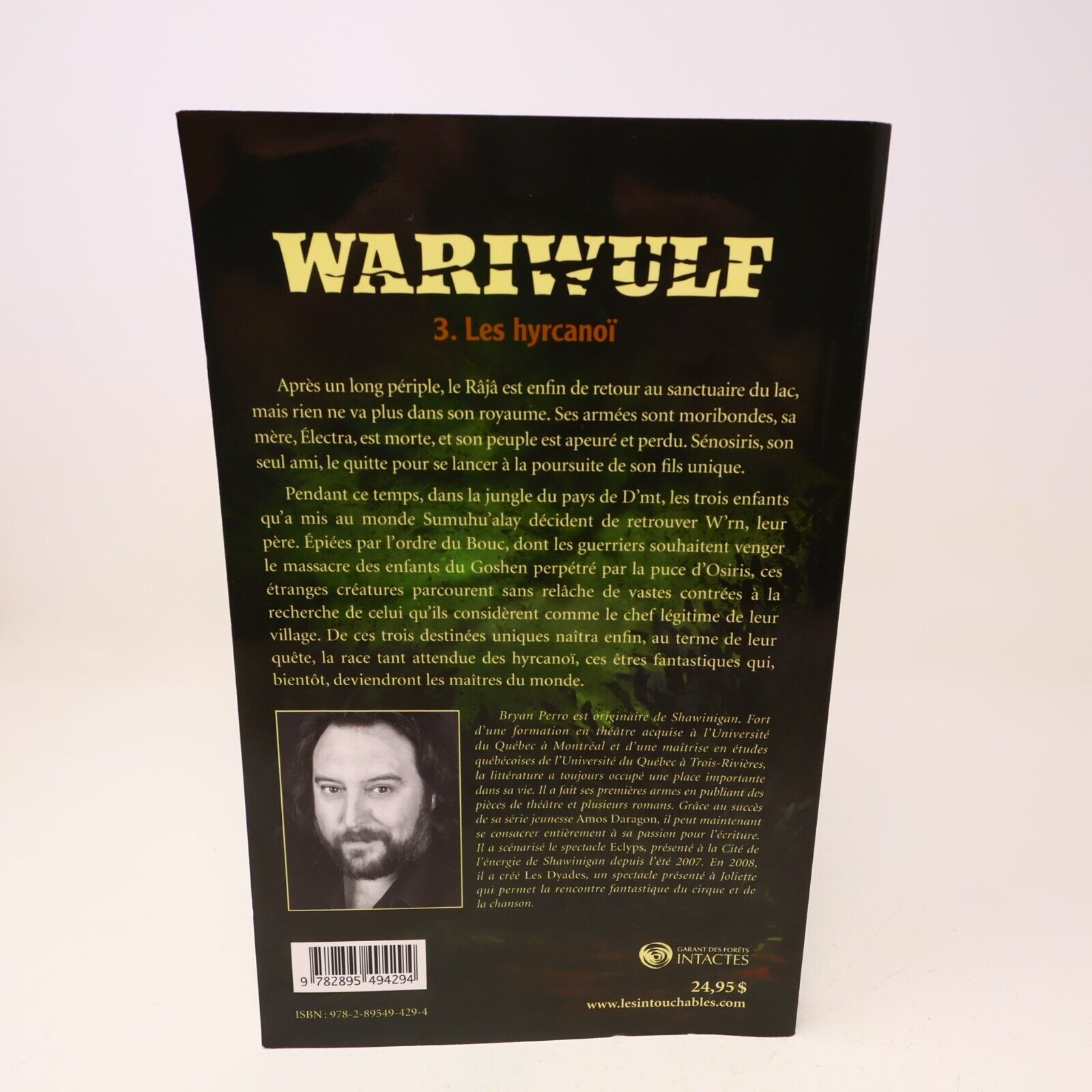 Les Hyrcanoï Bryan Perro Wariwulf #3 Les Intouchables Français Paperback Enfants