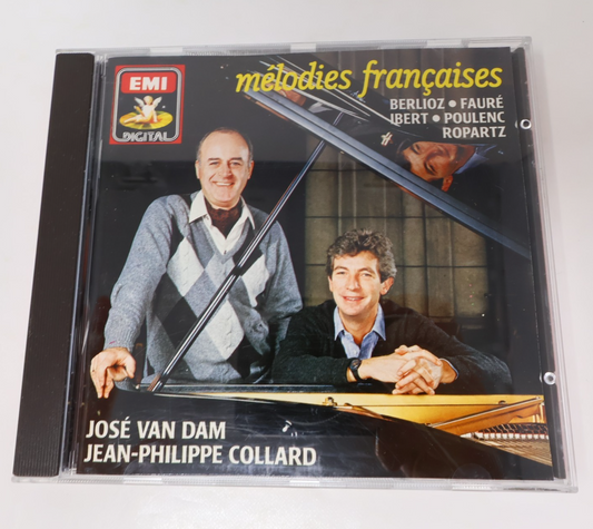 Mélodies Françaises CD José Van Dam/Collard Berlioz/Fauré/Ibert/Poulenc/Ropartz