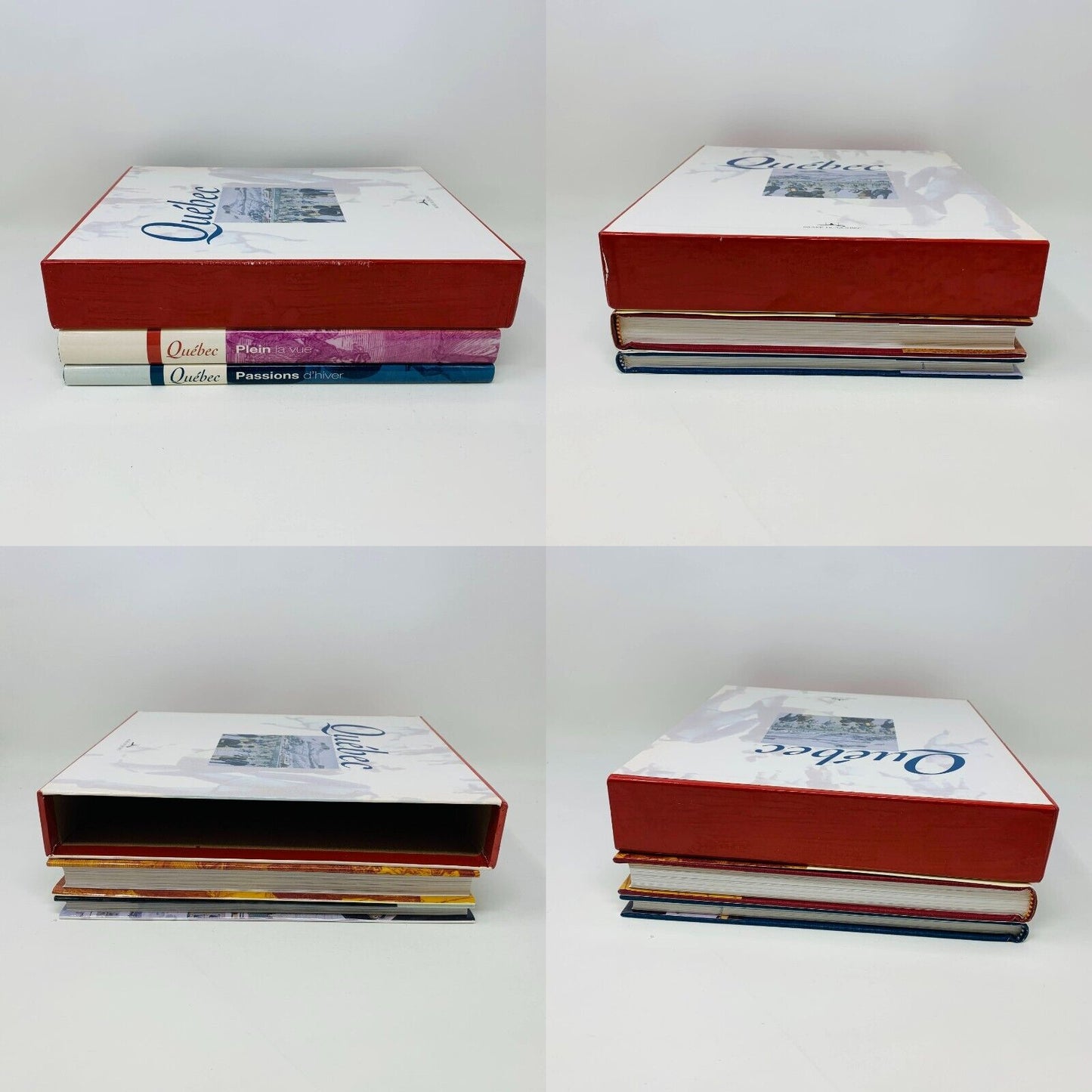 Coffret de Livres Musée du Québec Exposition "Plein la Vue" & "Passions d'Hiver"