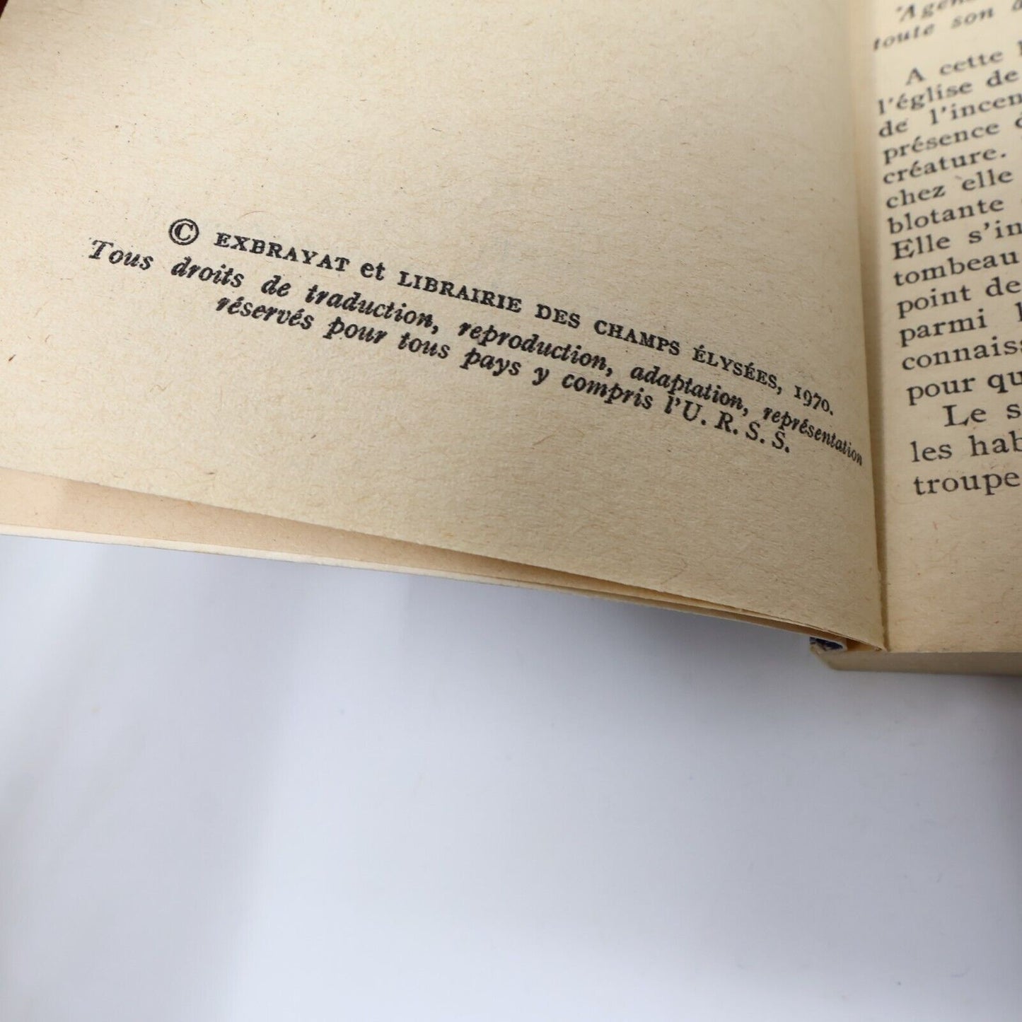Lot 18 Exbrayat Club des Masques Notre Imogène Tout le Monde l'Aimait Livres