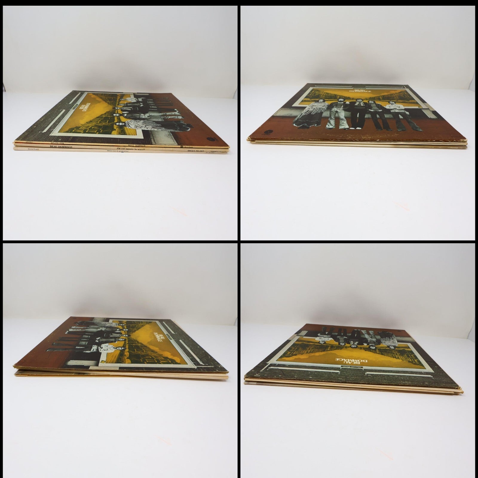 Beau Dommage/Michel Rivard Lot 3 Disques Vinyl Record Ou est Passé la Noce?