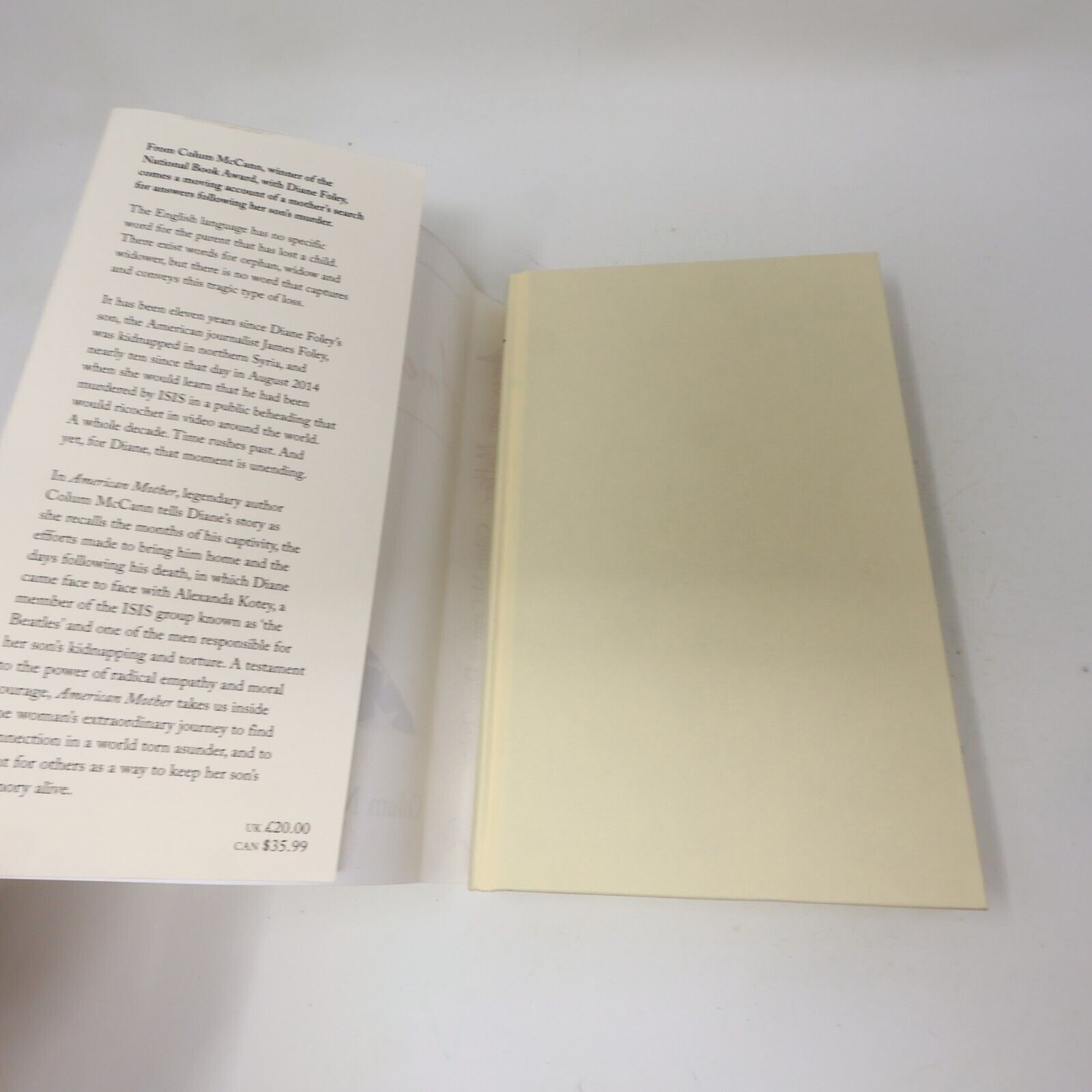 2024 American Mother Colum Mccann Diane Foley Bloomsbury Hardcover Novel Crime