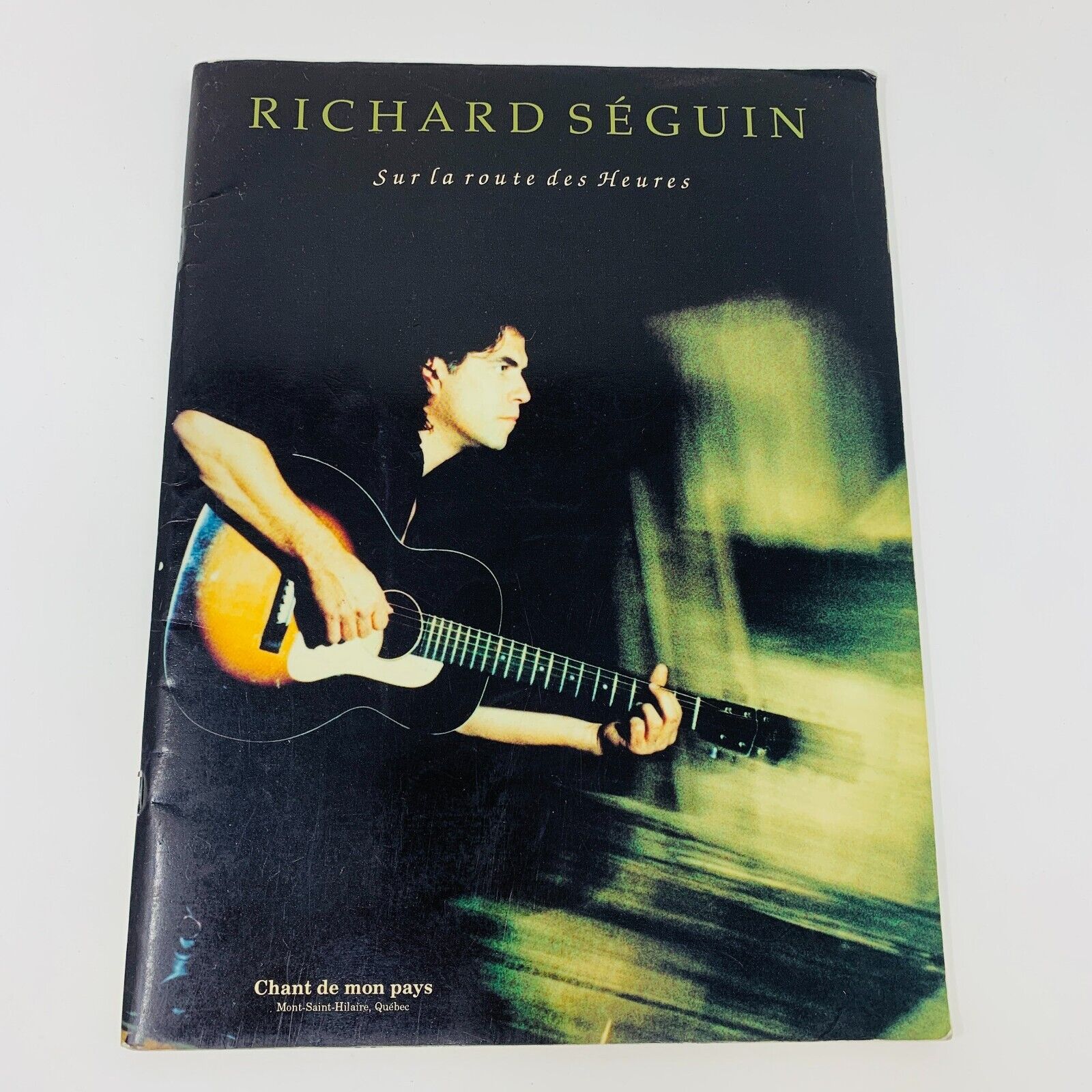 1993 Sur la Route des Heures Partitions Songbook Richard Séguin Piano Guitar