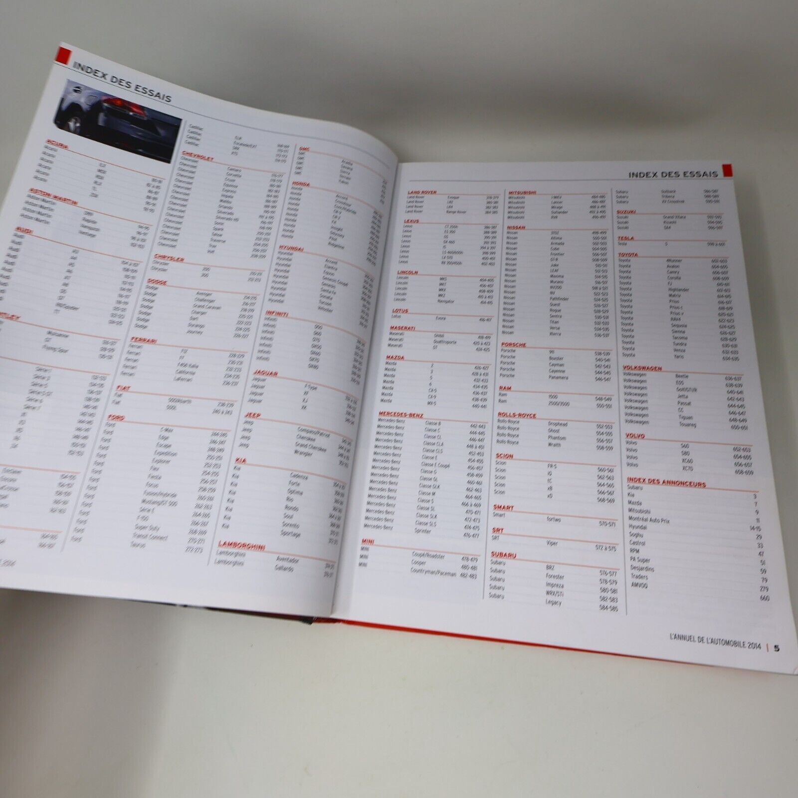 L'Annuel de l'Automobile 2014 Français Hardcover Livre 2010s Chars Autos French