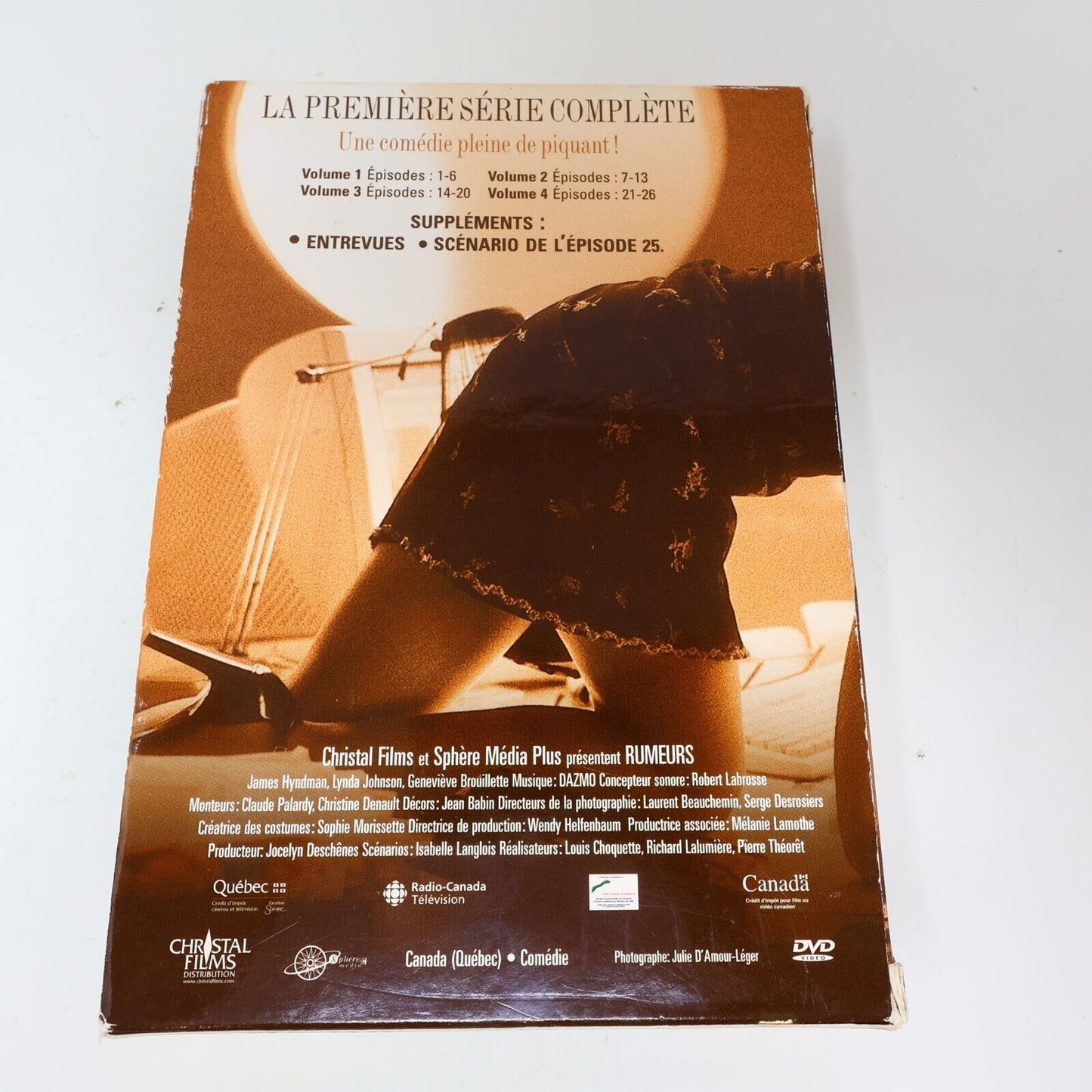 Rumeurs Saison 1 DVD Testé NTSC Région 1 Lynda Johnson Geneviève Brouillette