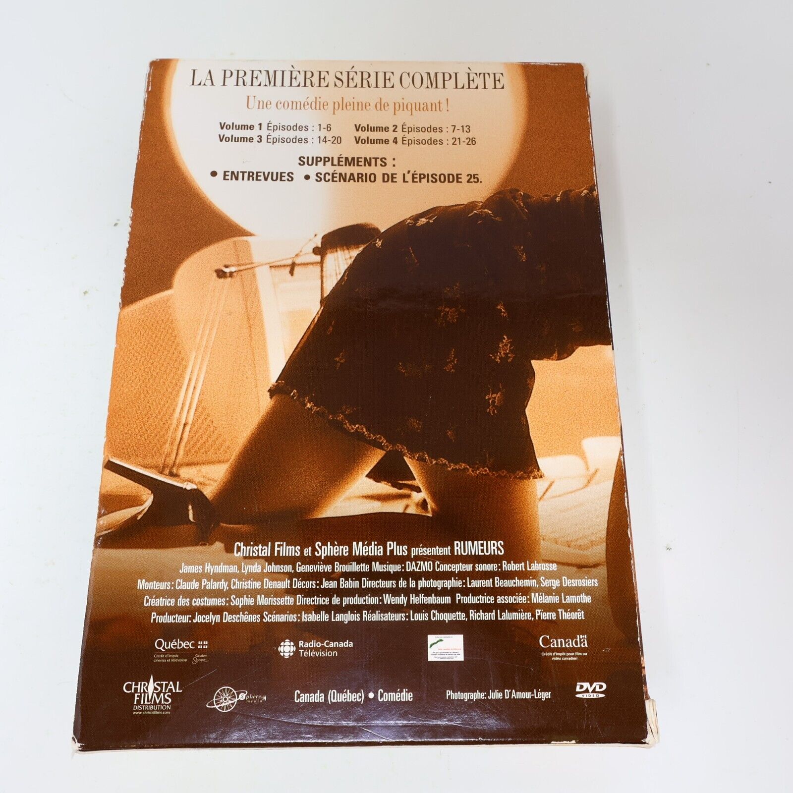 Rumeurs Saison 1 DVD Testé NTSC Région 1 Lynda Johnson Geneviève Brouillette