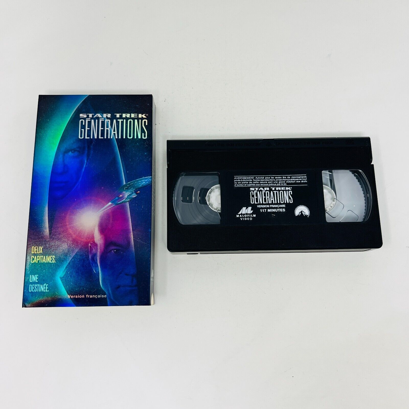 Coffret Star Trek de 7 Films VHS NTSC Testés en Français/French William Shatner