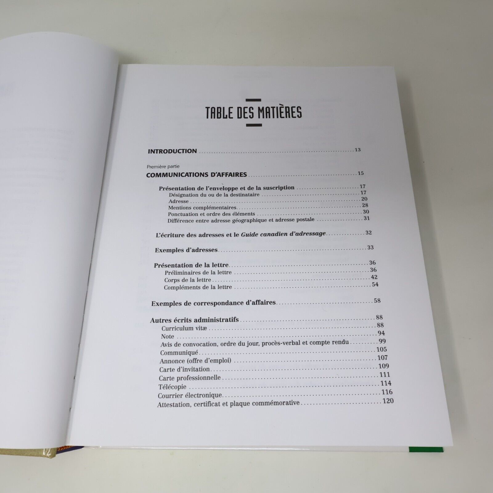 2000 Le Français au Bureau Office de la Langue Française Écrire Rédiger Livre HC