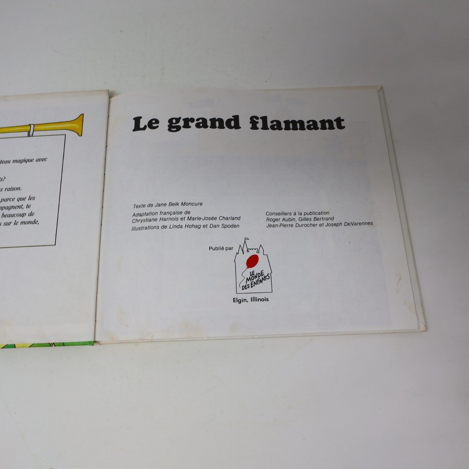 Lot 14 Le Château Magique du Livre Jane Belk Moncure Livres Enfants Français 80s