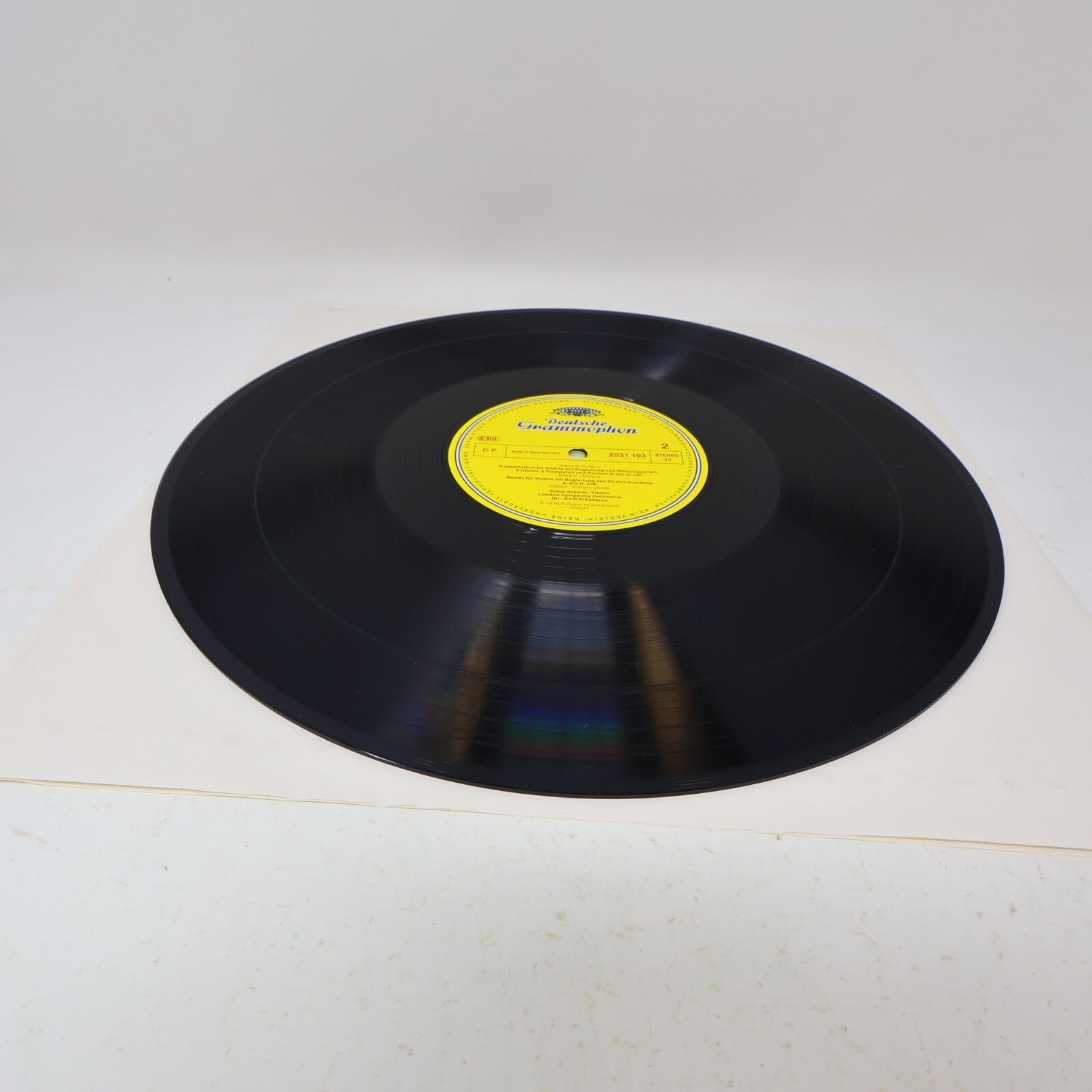 Gidon Kremer Musik Für Violine & Orchester Beethoven / Schubert Record  2531 193