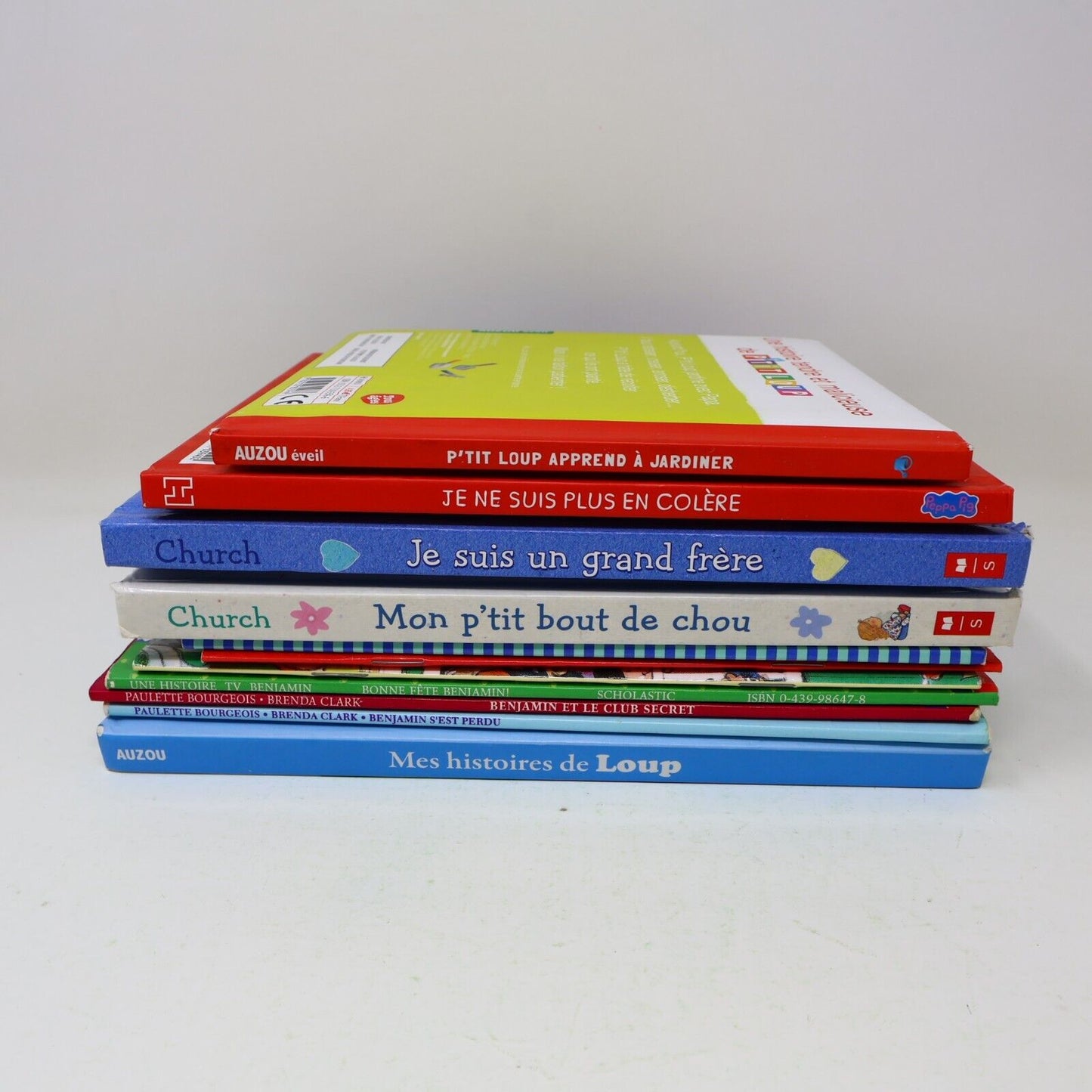 Lot 11 Livres Jeunes Enfants Loup Munsch Caillou Français French Children Bundle