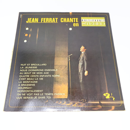 Jean Ferrat Lot 2 Disques Chante En Multiphonie Stéréo/Ferrat LP Record Français