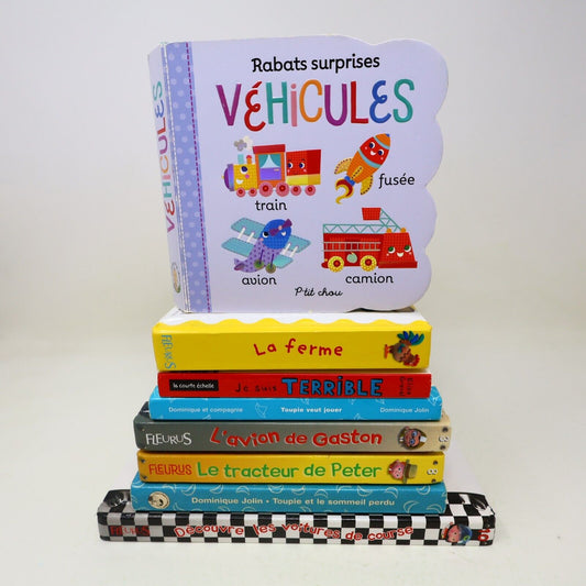Lot 8 Livres Jeunes Enfants Cartonnés P'tit Garçon L'Imagerie Toupie Français HC