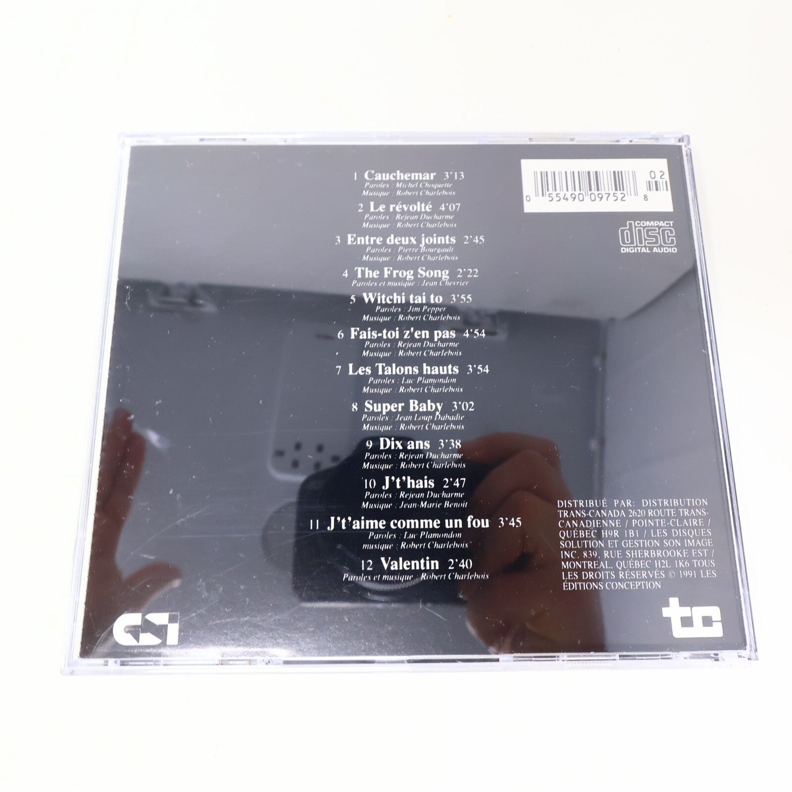 1991 Robert Charlebois Première 1ère Période Boîtier 3 CD Testés Compilation
