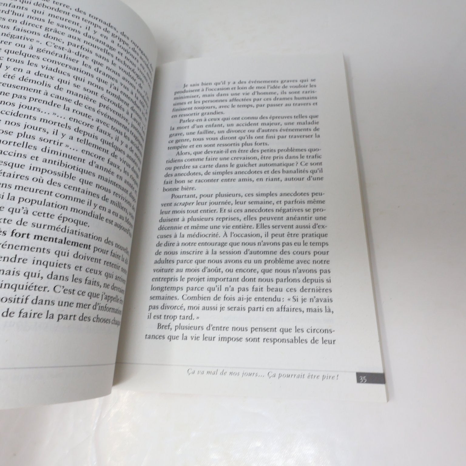 Ça pourrait être Pire! Guy Bourgeois 2010 Livre Anti-Déprime Motivation Français