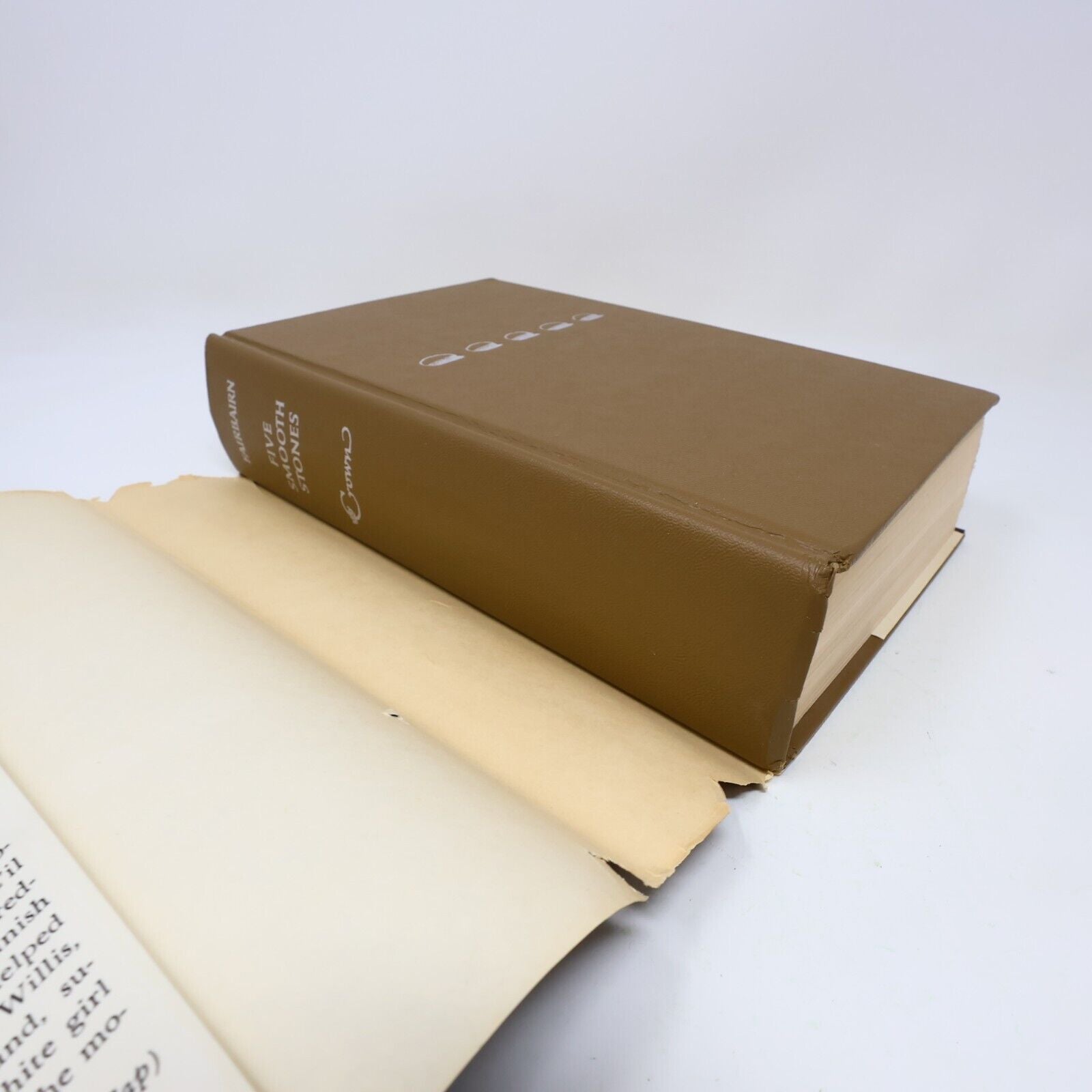 1966 Five Smooth Stones by Ann Fairbairn Hardcover HC Crown Fiction Civil rights