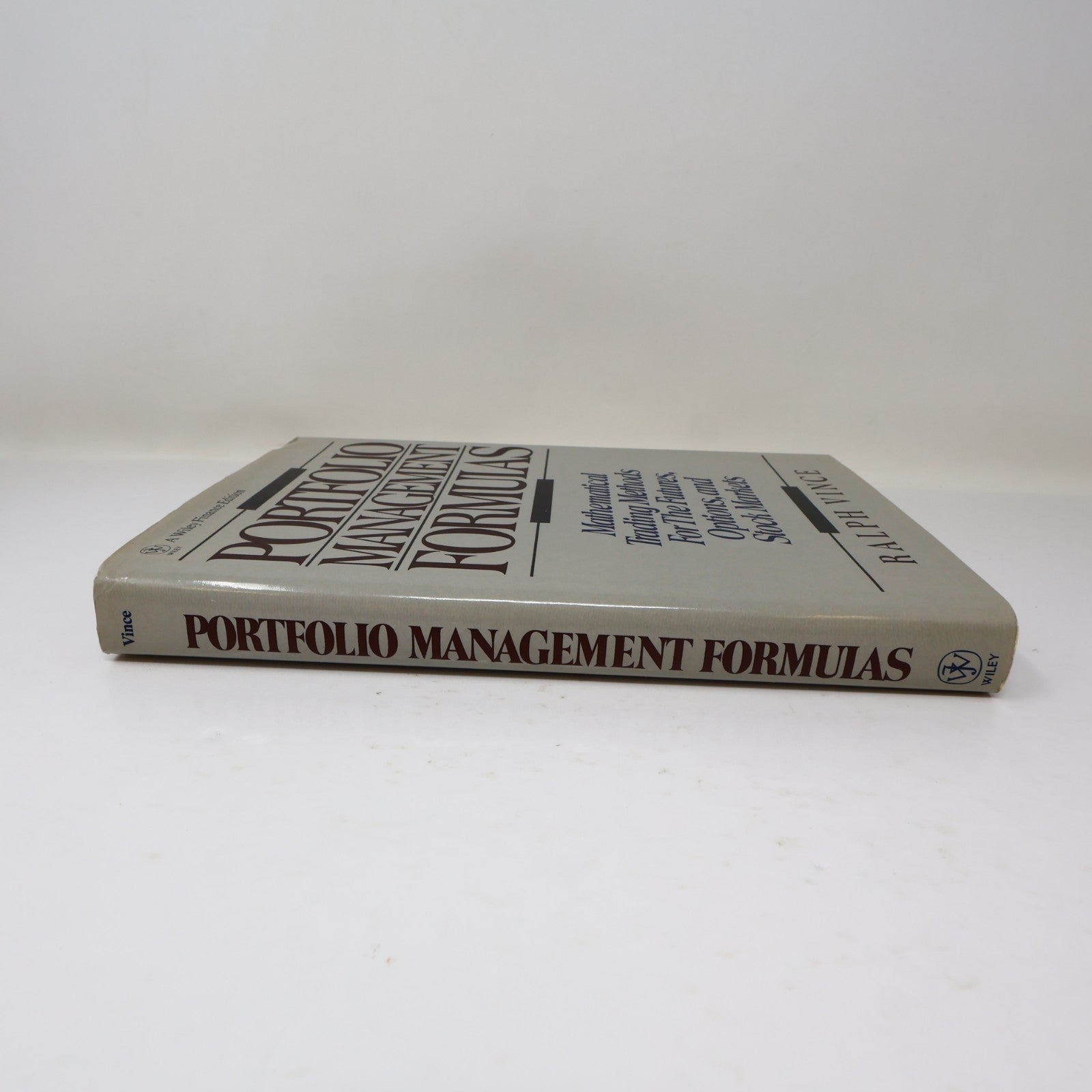 Portfolio Management Formulas Mathematical Trading Methods Ralph Vince Wiley HC
