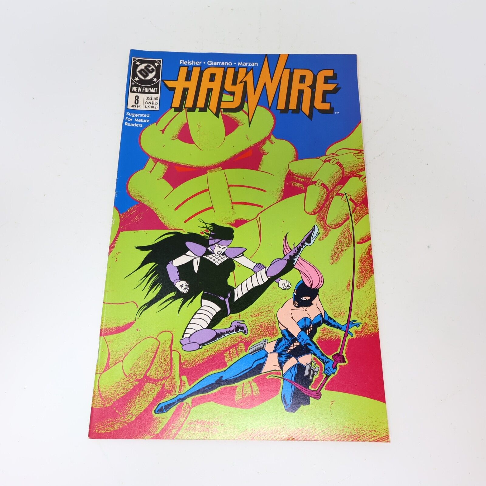 Lot 7 Comics HayWire #1-5, 7-8 Michael Fleisher/Vince Guarrano/Marzan 1980s