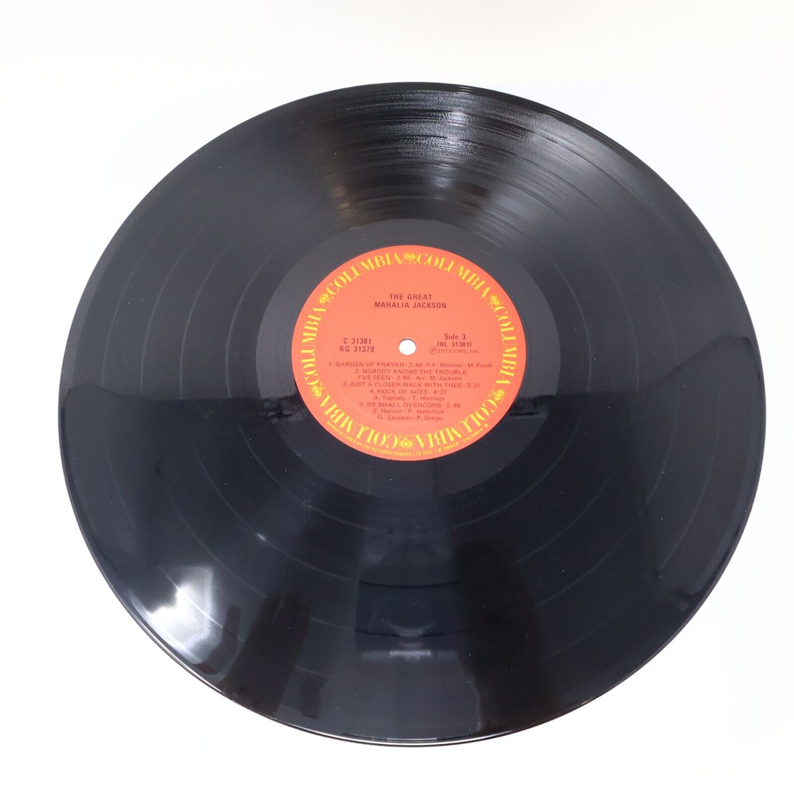 The Great Mahalia Jackson 2x LP Record Vinyl KG 31379 Canada 1972 Rock Of Ages