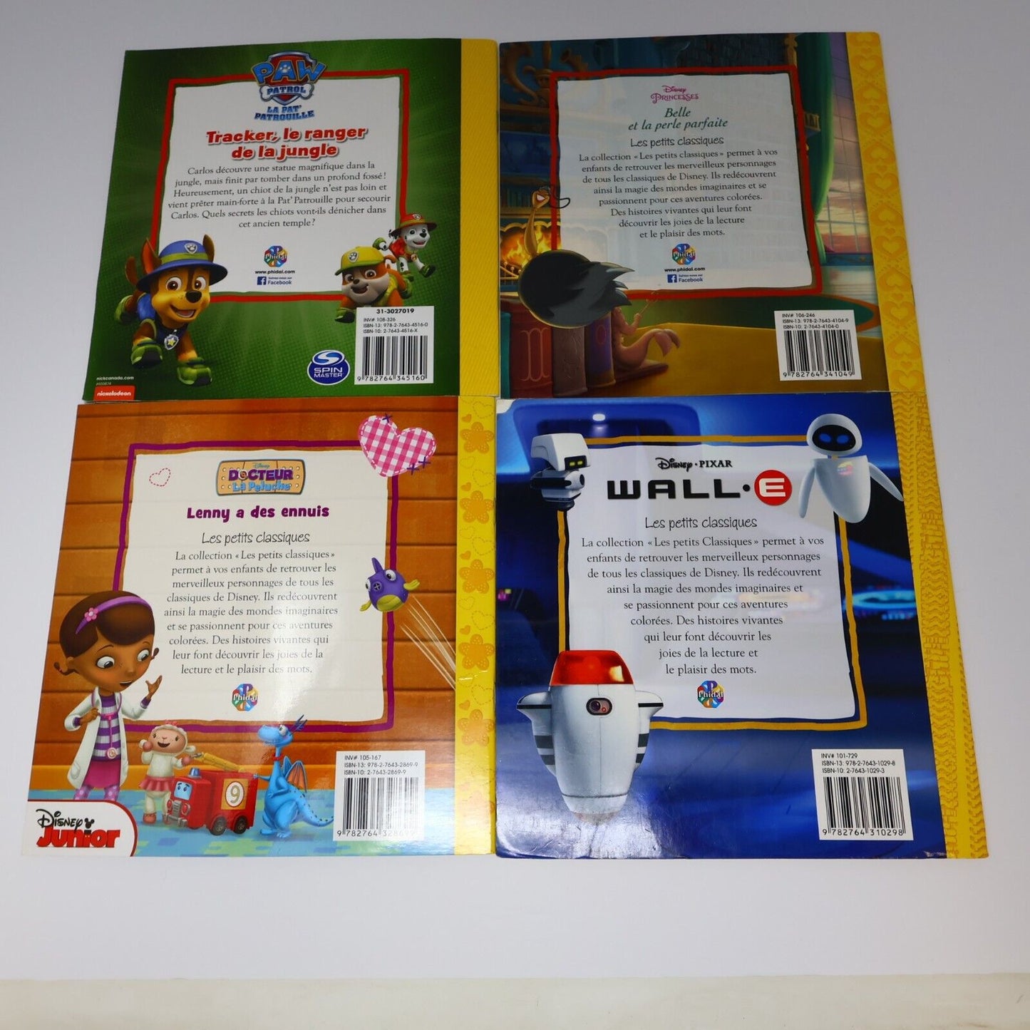 Lot 16 Livres Phidal Jeunes Enfants Princesses Mickey Contes Français French PB