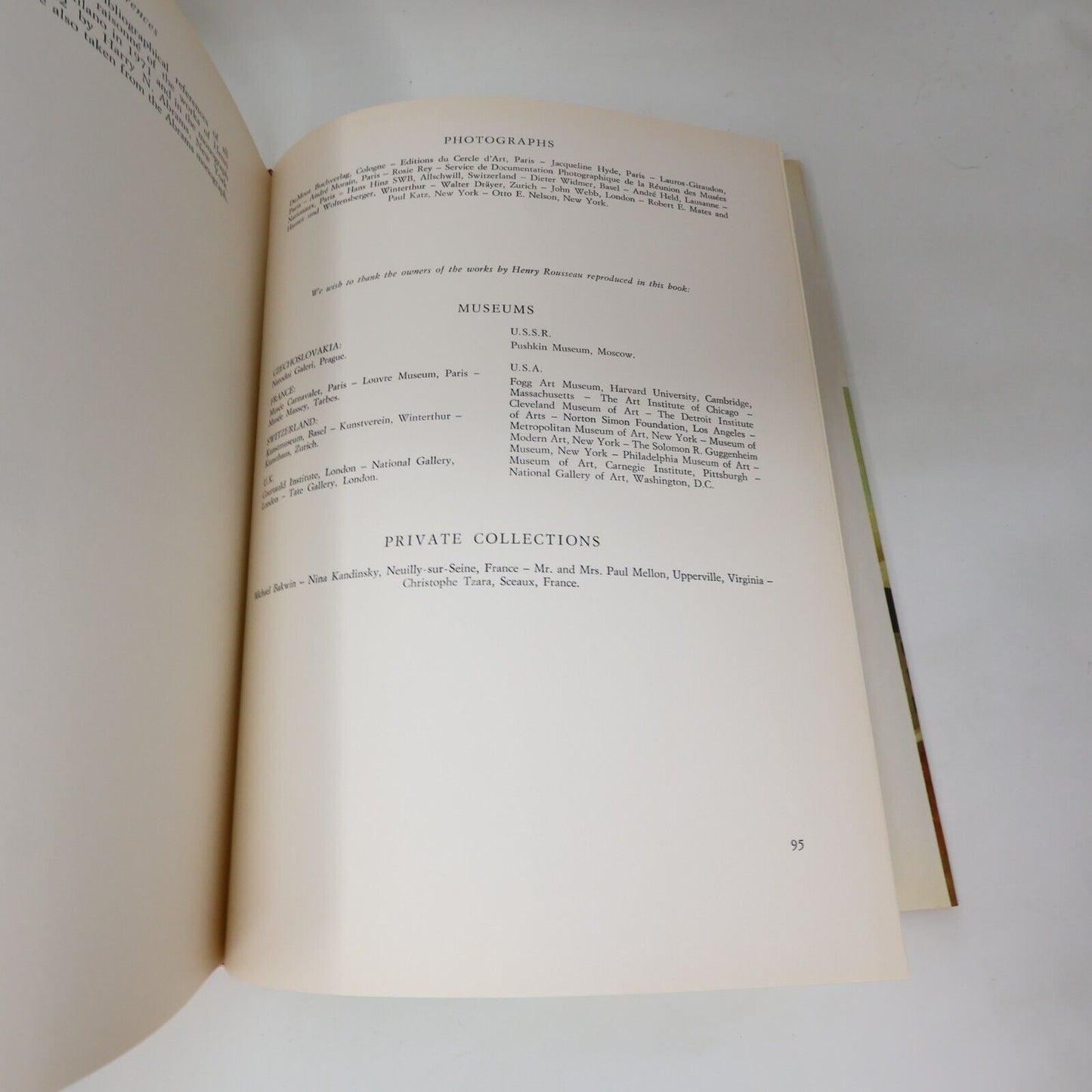 1979 Henri Rousseau The Douanier a File Artist's Monograph by Dora Vallier Book