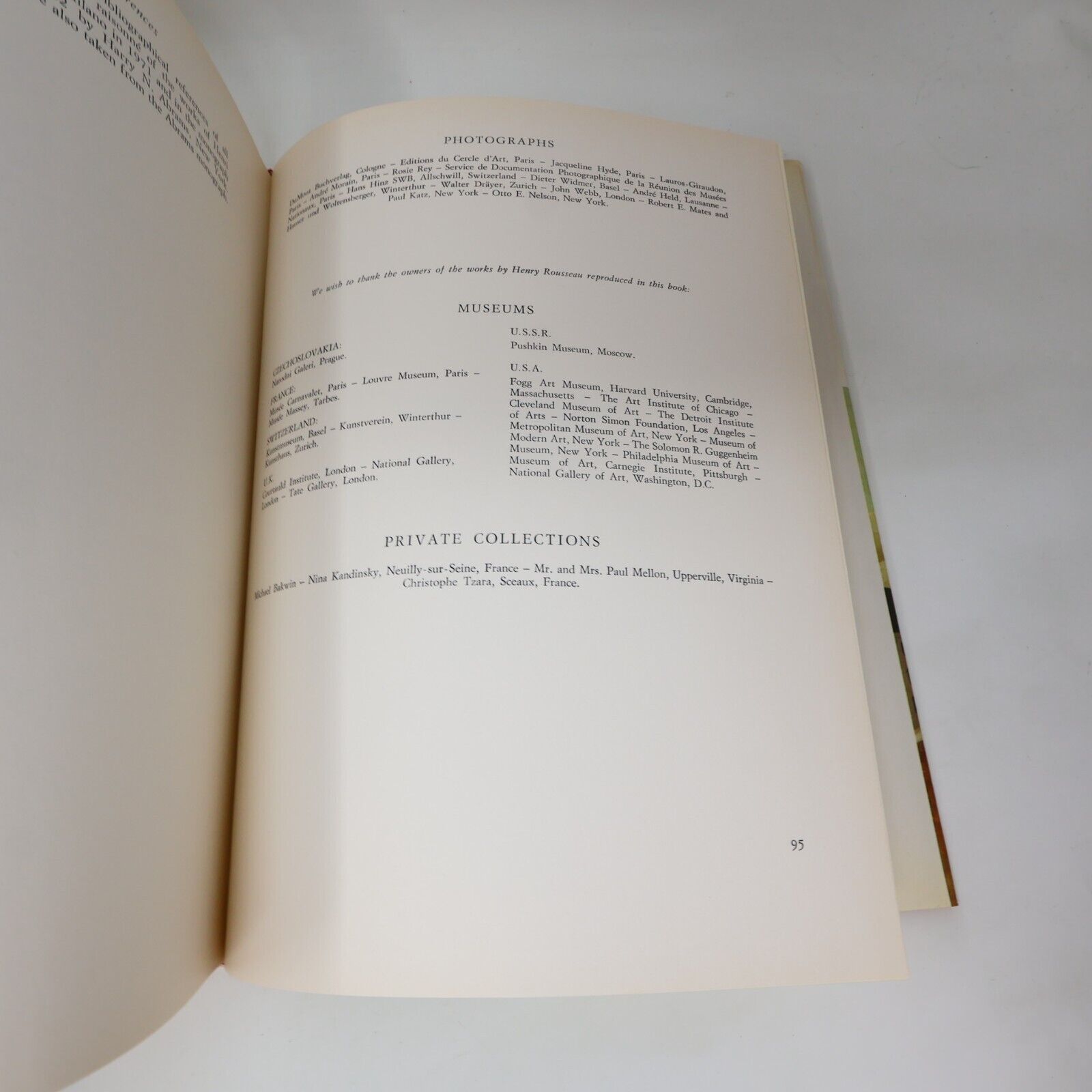 1979 Henri Rousseau The Douanier a File Artist's Monograph by Dora Vallier Book