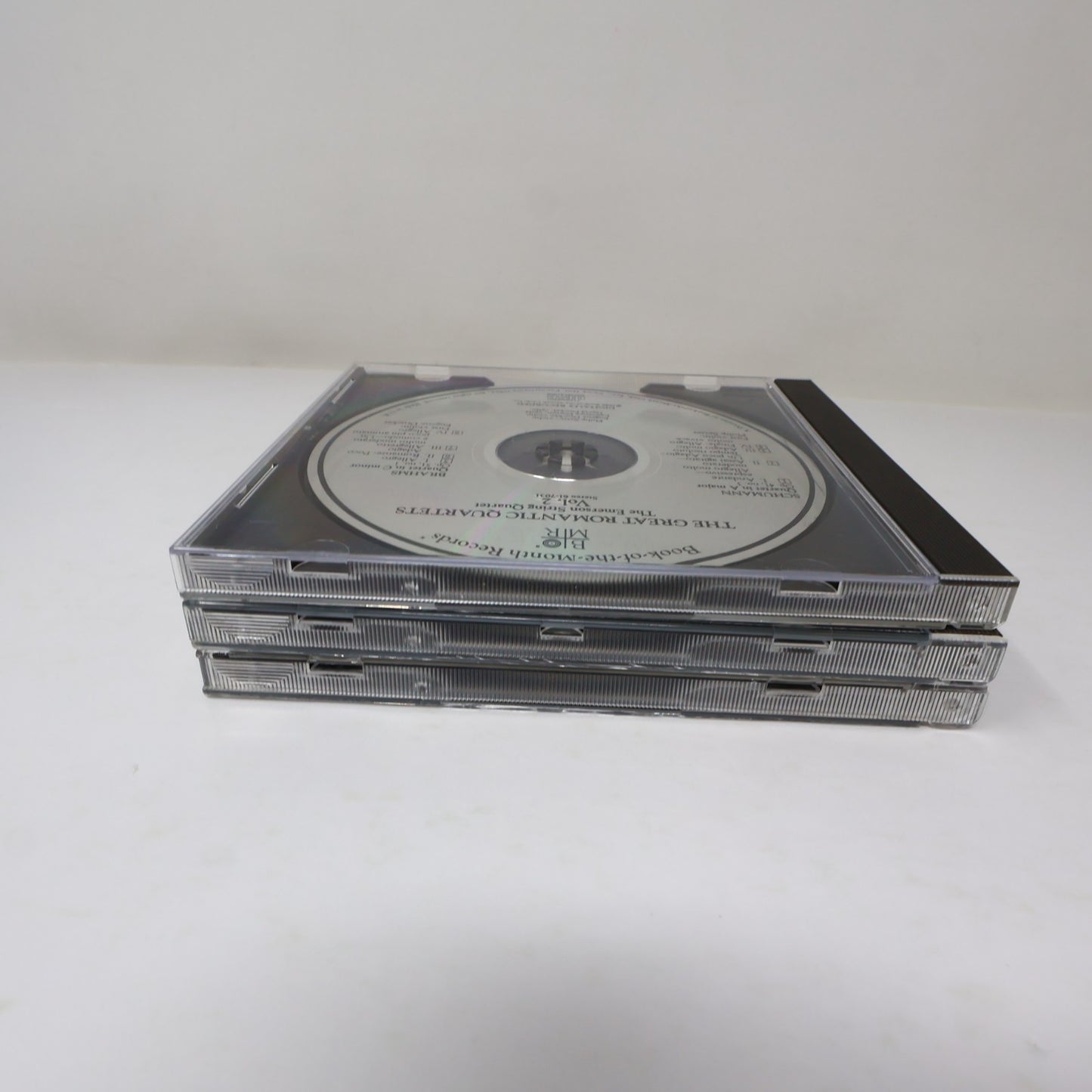 The Great Romantic Quartets #2-3-4 Book of The Month BMR 3 CD Lot Shumann/Brahms