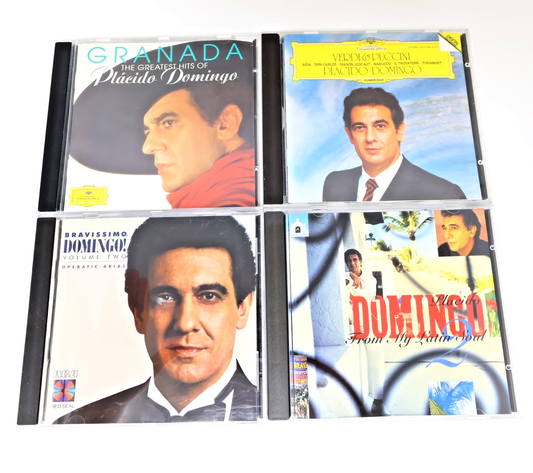 Placido Domingo 4 CD Lot Granada Greatest Hits/Verdi & Puccini/My Latin Soul 2