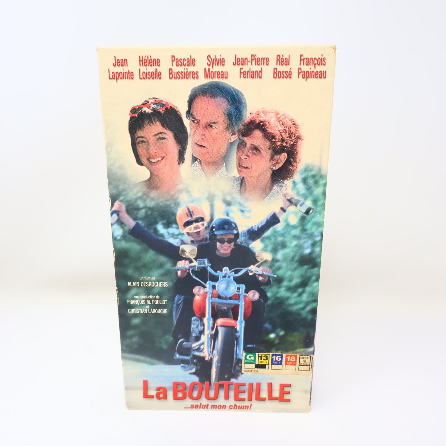 La Bouteille VHS 2000 Comédie Québec Jean Lapointe/Réal Bossé/Sylvie Moreau NTSC