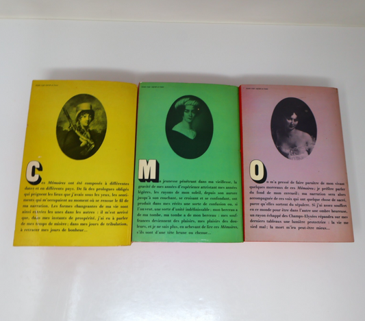 Mémoires d'Outre-Tombe #1-2-3 Lot 3 Livres Poche Chateaubriand Biographie France