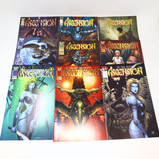 Lot 9 Comics Ascension #6-8 10-11 16 19-20 22 David Finch/Victor Llamas 90s