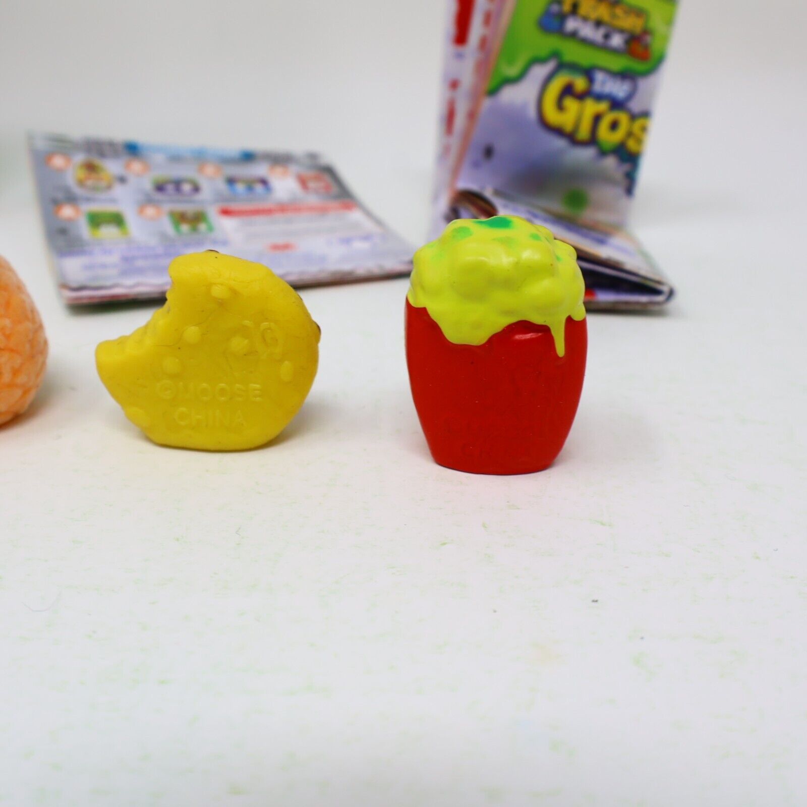 Lot of 4 Grossery Gang Trash Pack Figures Moose Rotten Apple Pie Sour Pinapple