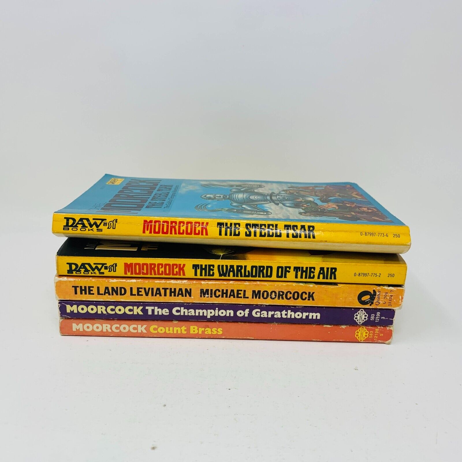 Michael Moorcock Lot 70-80s Steel Tsar Land Leviathan Warlord Air Count Brass