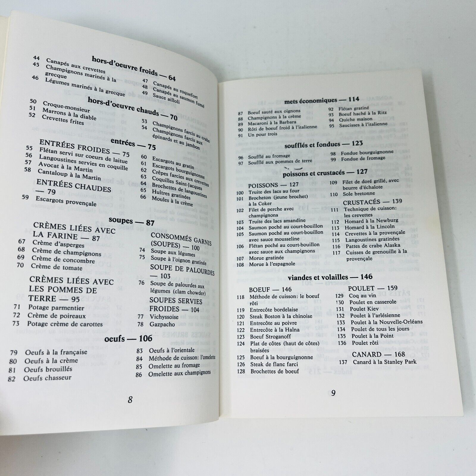 1974 La Cuisine de Pol Martin Livre de Recettes en Français Éditions de l'Homme