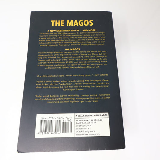 The Magos/Definitive Casebook of Gregor Eisenhorn Dan Abnett Warhammer 40,000 PB