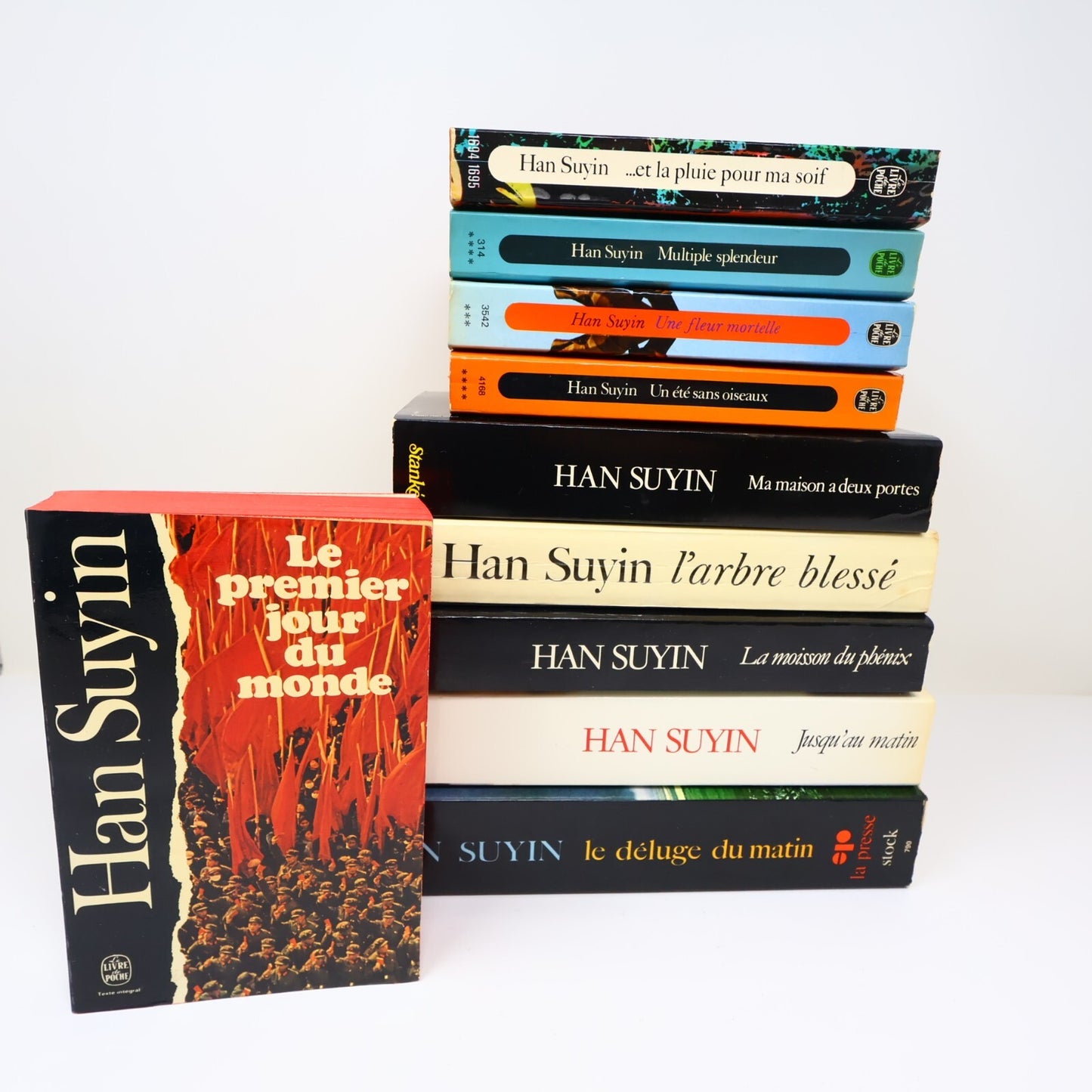 Han Suyin Lot 10 Livres Déluge du Matin/L'Arbre Blessé/Moisson du Phénix Romance