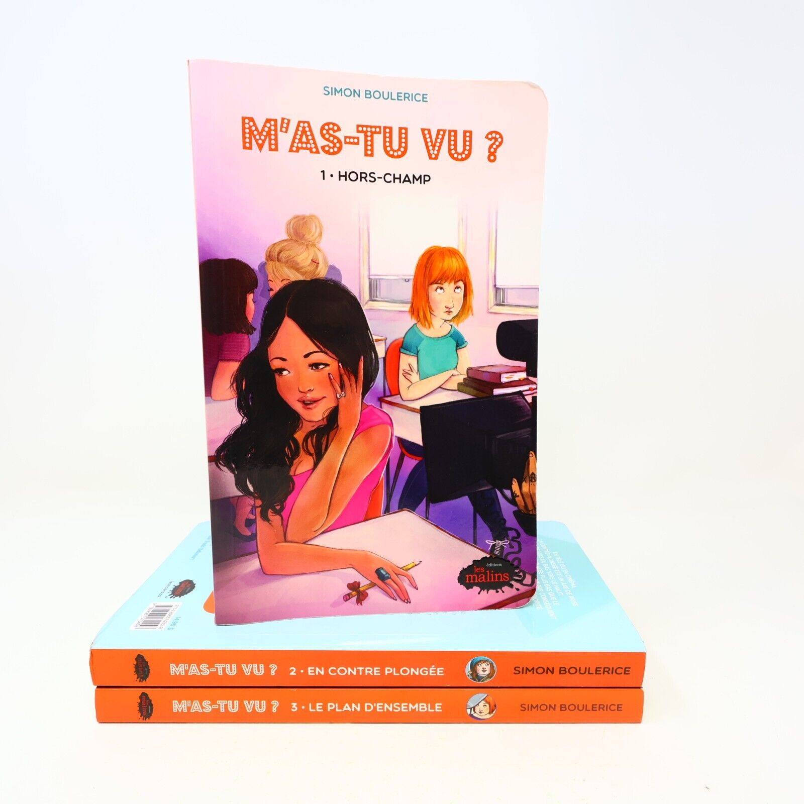 M'As-Tu Vu? #1-3 Lot 3 Livres Série Complète Simon Boulerice Les Malins French