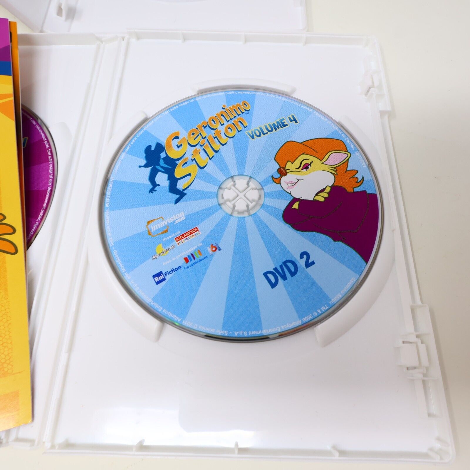 Coffret Geronimo Stilton Saisons 1 & 2 DVD Édition Limitée Testé NTSC Français