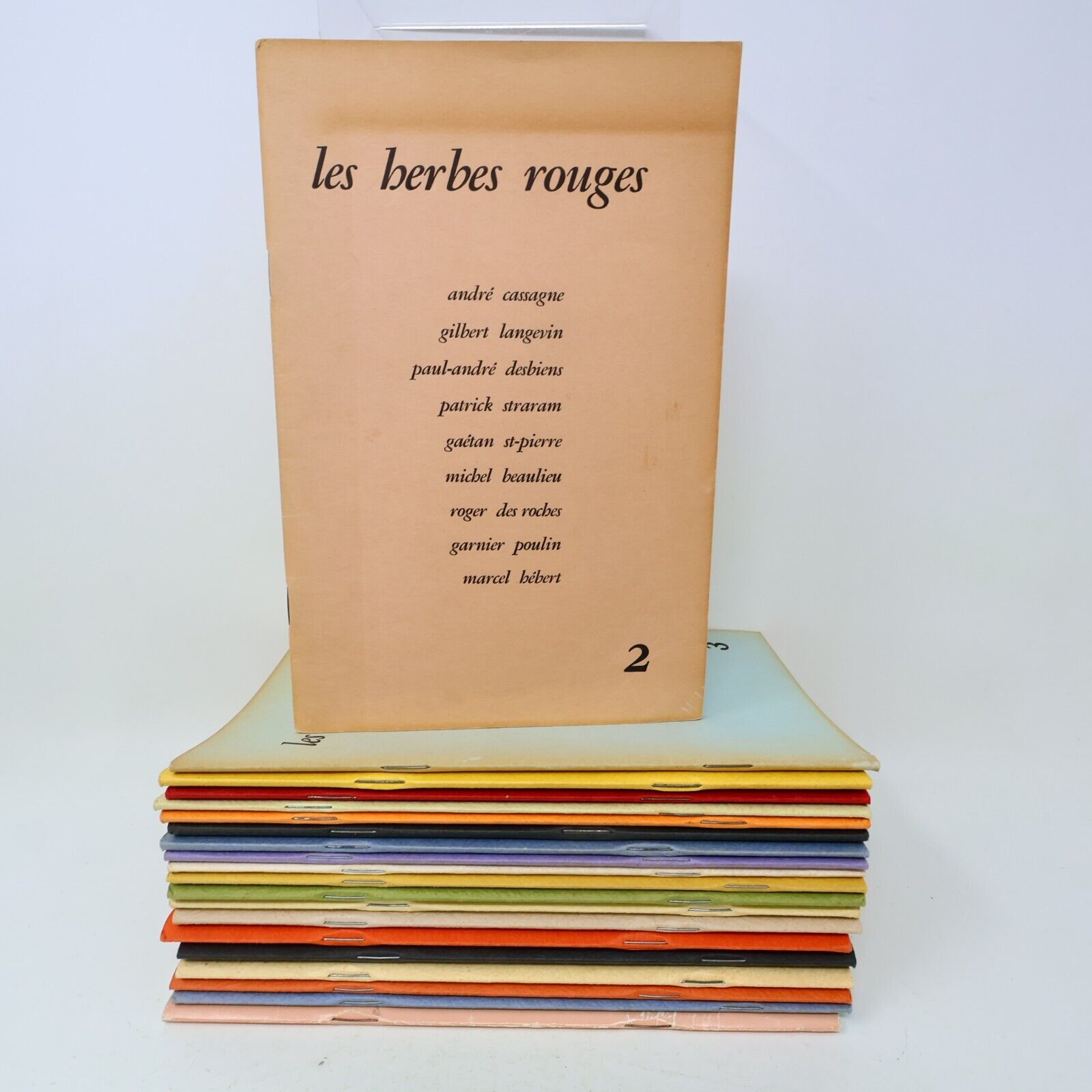 Les Herbes Rouges #2-20, 147 Poésie Québec Fée des Étoiles Lot 20 Livres 70s PB