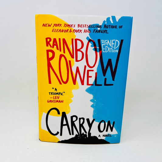 2015 Carry On by Rainbow Rowell Signed First Edition/Print Hardcover Dust Jacket