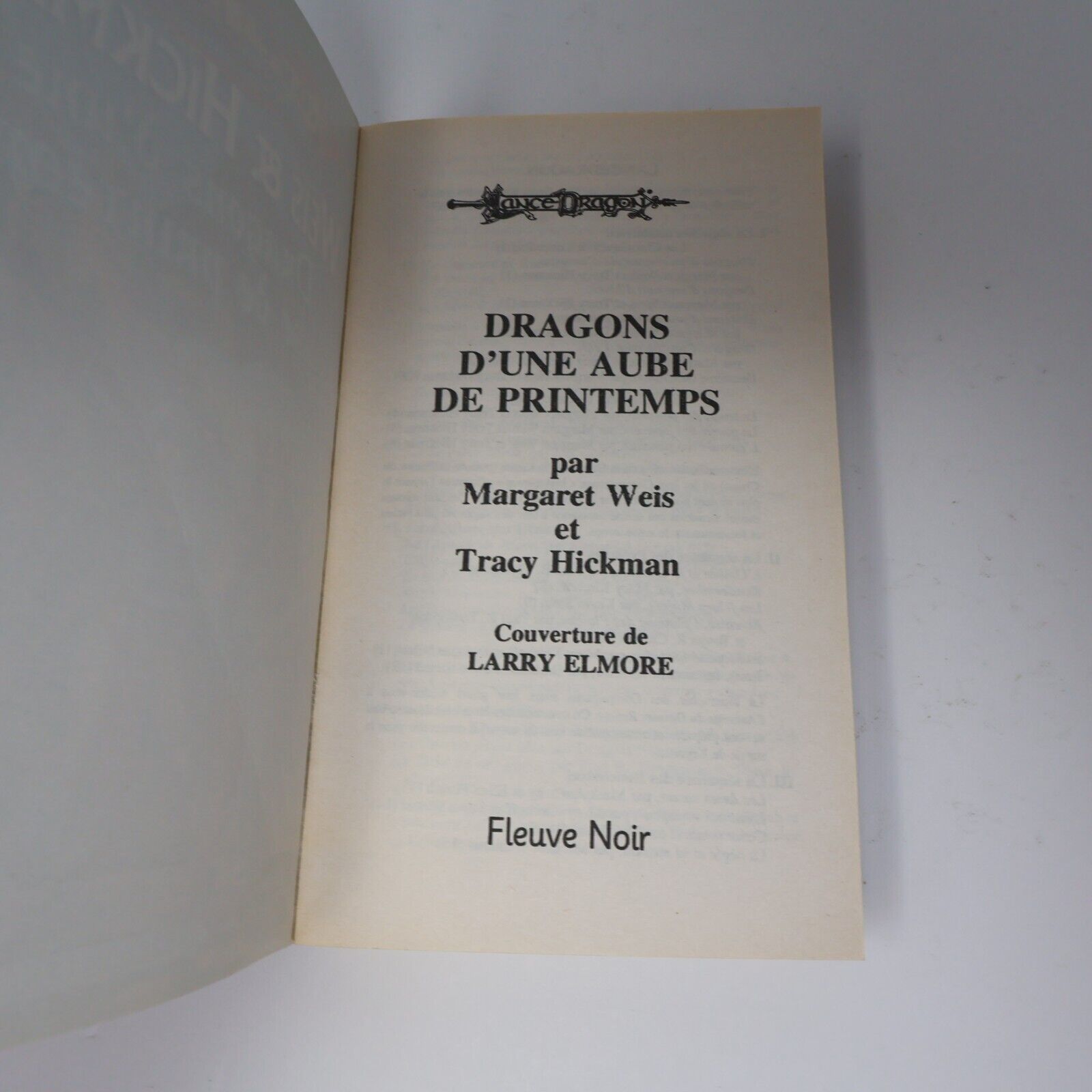 2003 LanceDragon #3 Dragons d'une Aube de Printemps La Trilogie des Chroniques