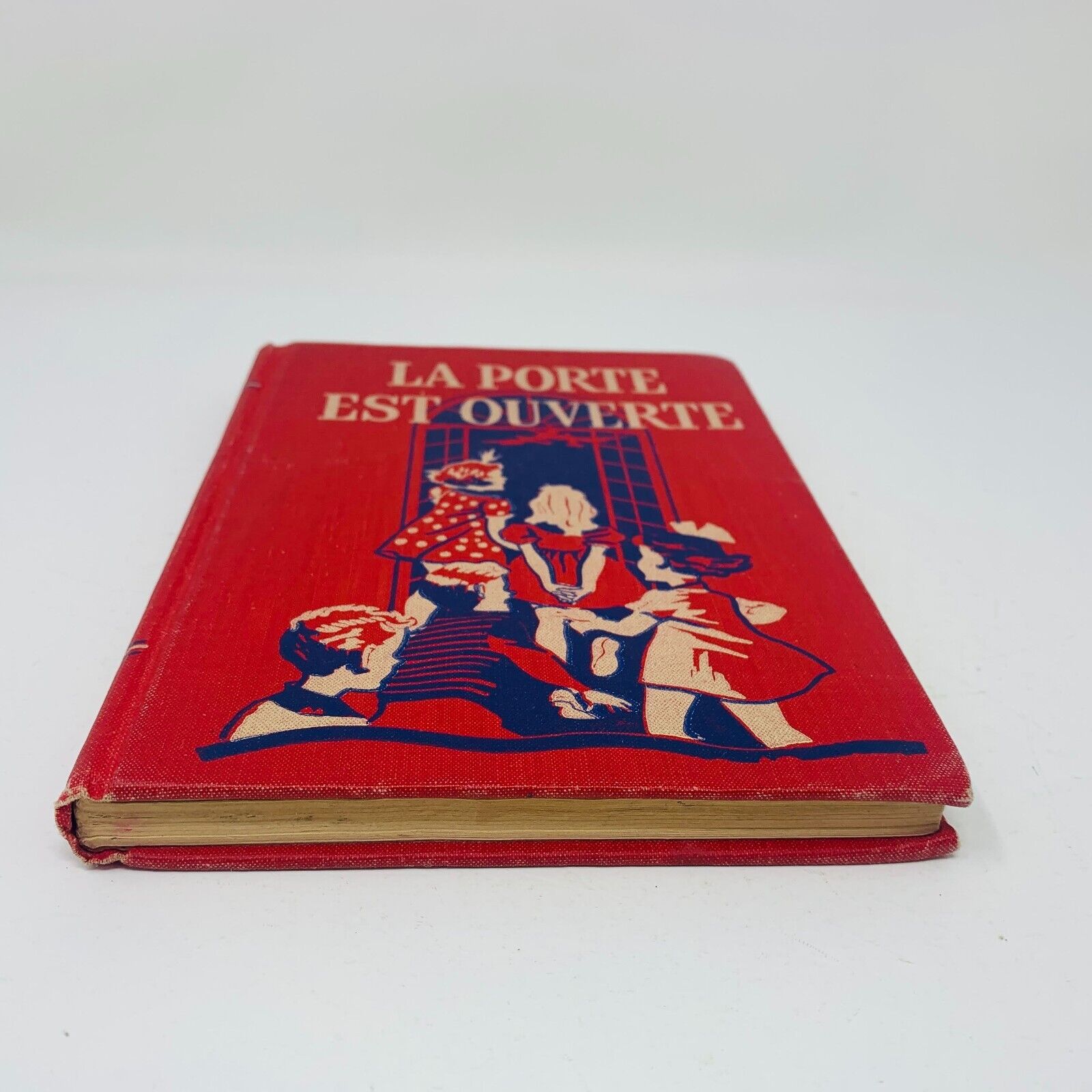 50's La Porte est Ouverte J'Apprends à Lire Premier Livre Cage Illustré Français