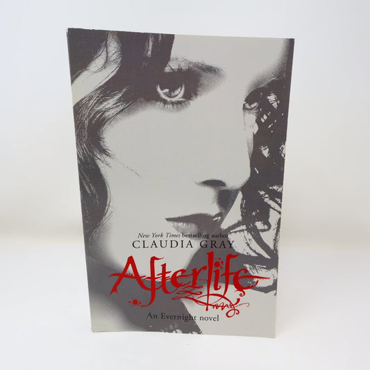 Afterlife Claudia Gray 2011 1st PB/2nd print SIGNED Vampire Novel HarperTeen
