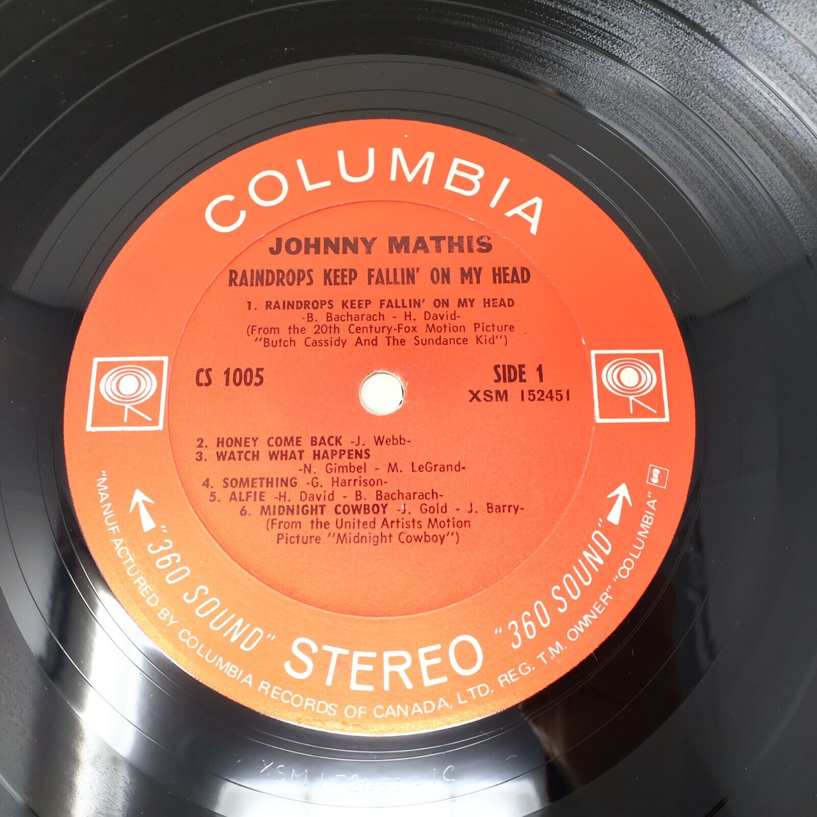 3x Johnny Mathis Raindrops Keep Fallin'/Greatest Hits/Romeo Juliet LP Record Lot