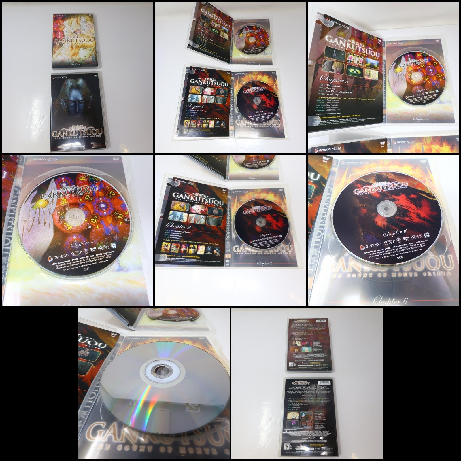 Gankutsuou The Count of Monte Cristo DVD Limited Edition Collector's Box NTSC