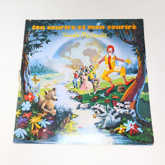 Ronald McDonald Ton Sourire et mon Sourire Disque LP 1981 Enfant Français French