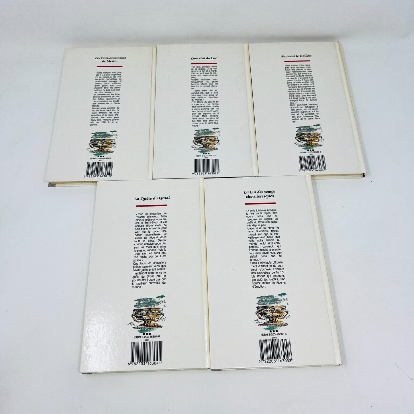 5x Les Chevaliers de la Table Ronde Épopée Casterman Complet Johan/Vogel 1987-88