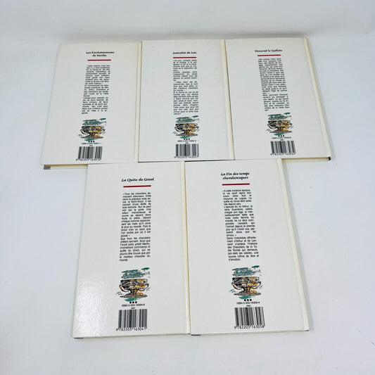 5x Les Chevaliers de la Table Ronde Épopée Casterman Complet Johan/Vogel 1987-88