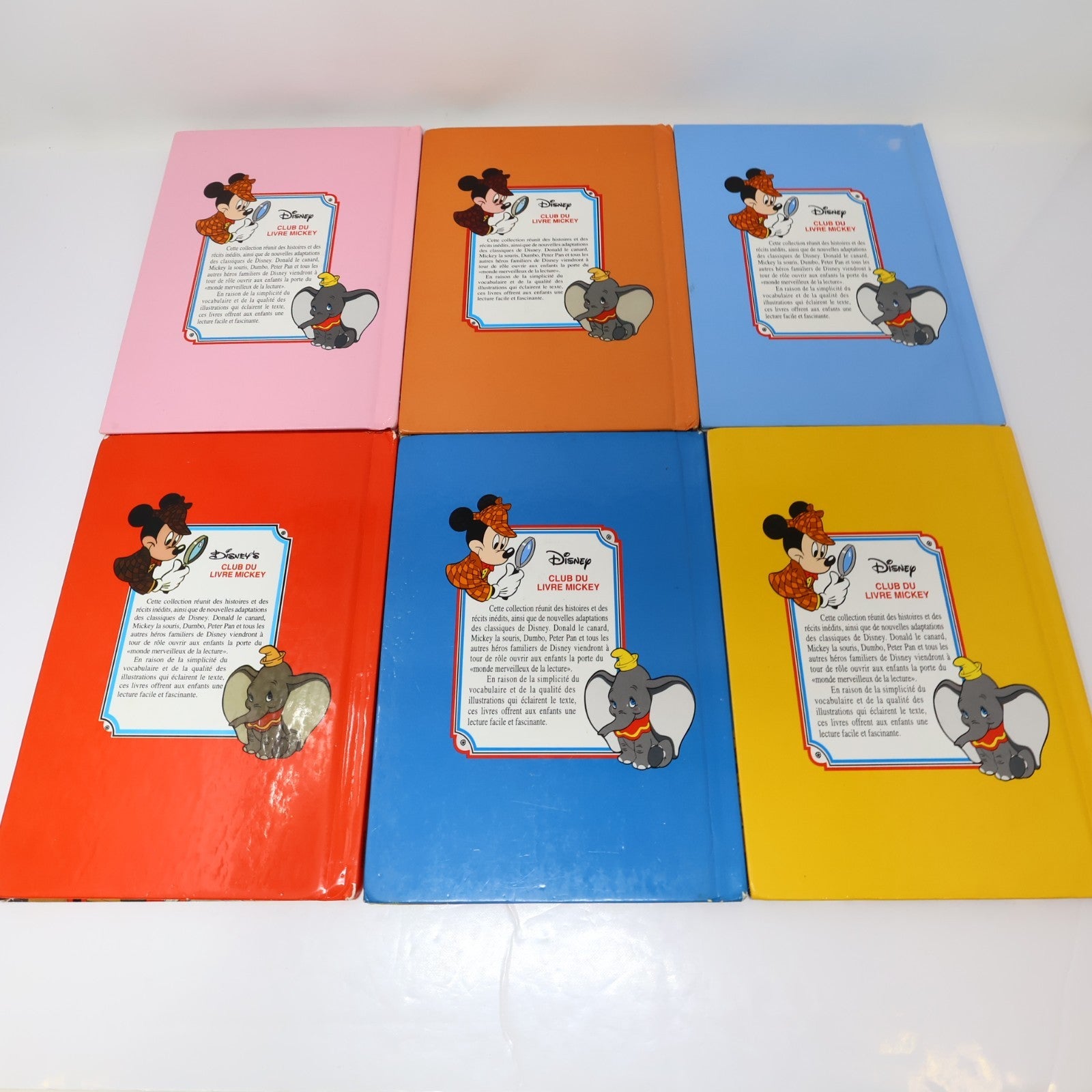 Mickey Club du Livre Lot 15 Livres Le Livre de la Jungle/Bambi Grolier Enfants