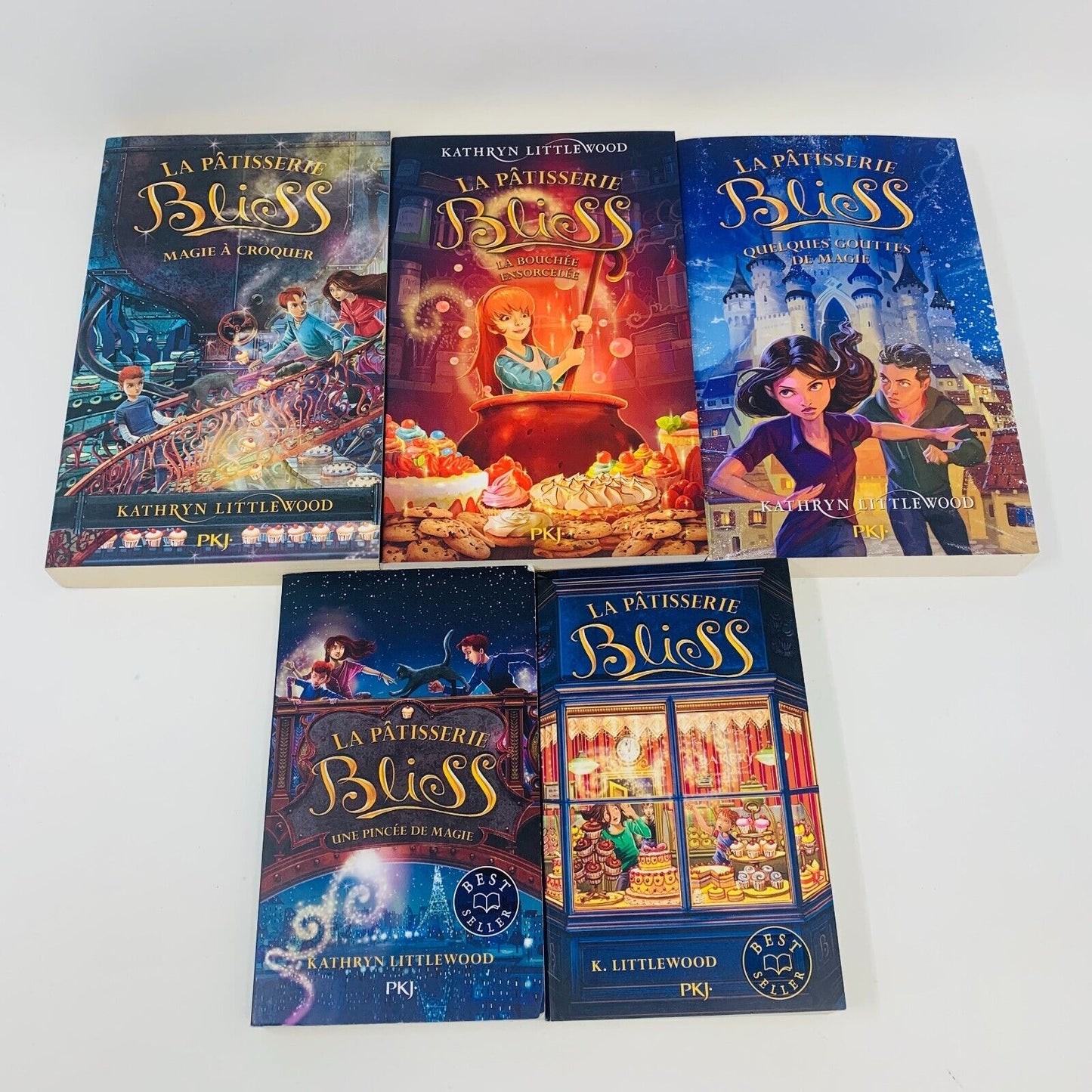 La Pâtisserie Bliss 1-5 Lot Livres Enfants en Français Kathryn Littlewood French